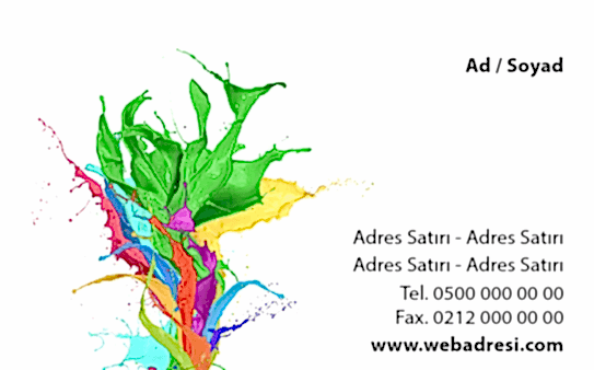 Kartvizit Tasarım ve Baskı